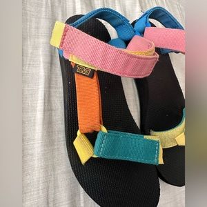 Teva multi color sandals